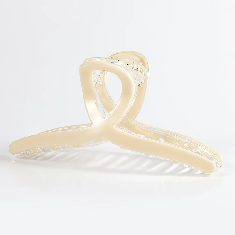 Arch14 Crystal Loop Hair Claw Acrylic Clip 1pc