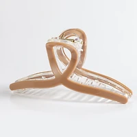 Arch14 Crystal Loop Hair Claw Acrylic Clip 1pc