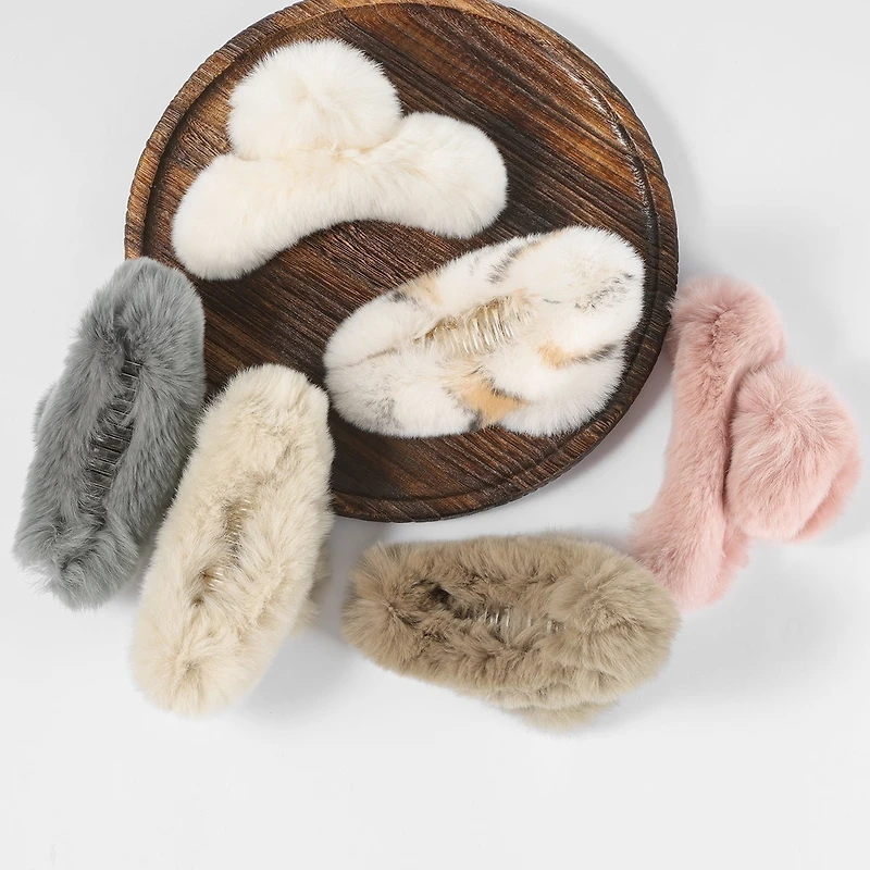 Arch14 Fluffy Arch Claw Clips 1pc