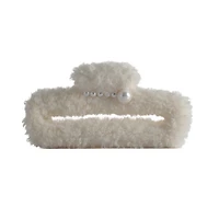 Arch14 Fuzzy Rectangle Claw Clips 1pc