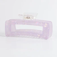 Arch14 Holographic Shine Rectangle Claw Clip 1pc