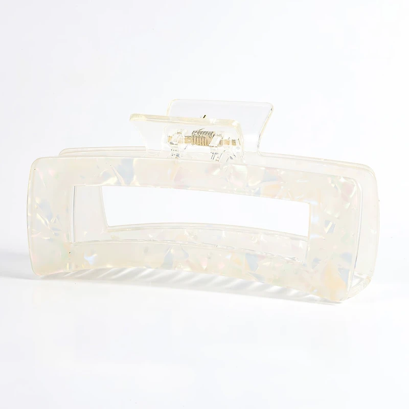 Arch14 Holographic Shine Rectangle Claw Clip 1pc