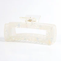 Arch14 Holographic Shine Rectangle Claw Clip 1pc