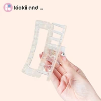 Arch14 Holographic Shine Rectangle Claw Clip 1pc