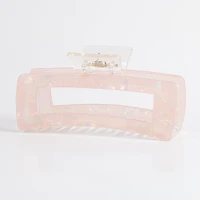 Arch14 Holographic Shine Rectangle Claw Clip 1pc