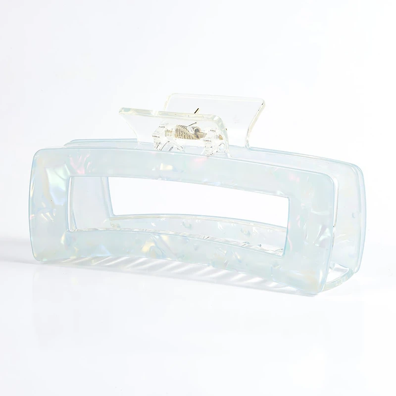 Arch14 Holographic Shine Rectangle Claw Clip 1pc