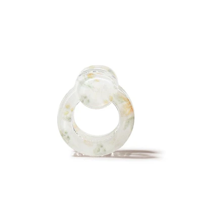 Arch14 Pastel Blossoms Mini Round Claw Clip 1pc