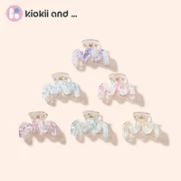 Arch14 Pastel Blossoms Mini Wave Claw Clip 1pc