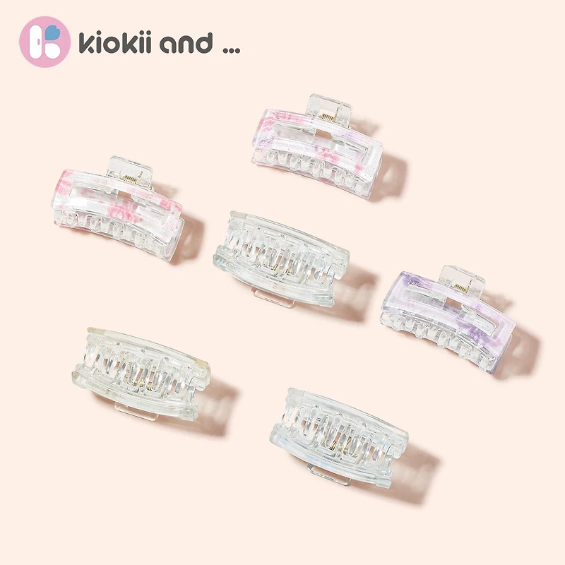 Arch14 Pastel Blossoms Small Claw Clip 1pc