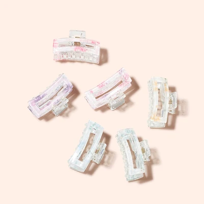 Arch14 Pastel Blossoms Small Claw Clip 1pc