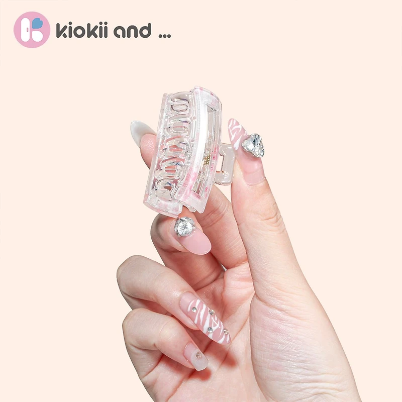 Arch14 Pastel Blossoms Small Claw Clip 1pc