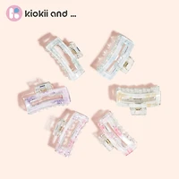 Arch14 Pastel Blossoms Small Claw Clip 1pc