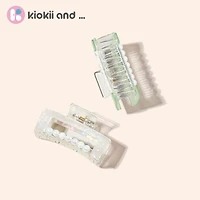 Arch14 Pearl Accent Rectangle Claw Clip 1pc