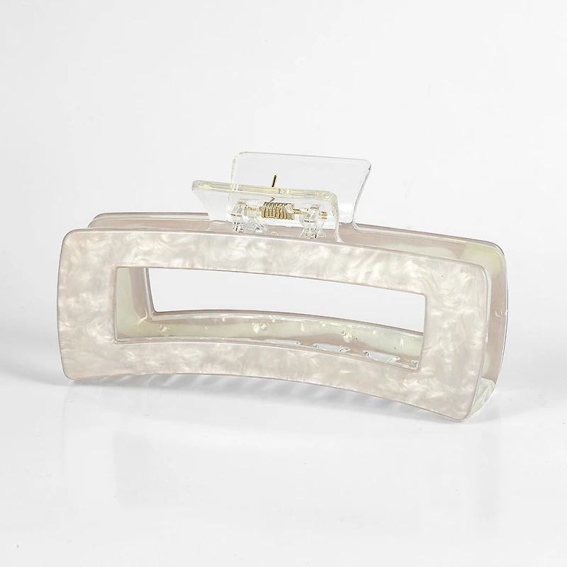 Arch14 Pearl Matte Rectangular Claw Clip 1pc