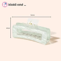Arch14 Pearl Matte Rectangular Claw Clip 1pc