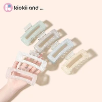 Arch14 Pearl Matte Rectangular Claw Clip 1pc