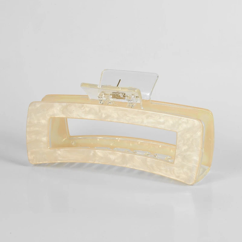 Arch14 Pearl Matte Rectangular Claw Clip 1pc
