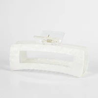 Arch14 Pearl Matte Rectangular Claw Clip 1pc