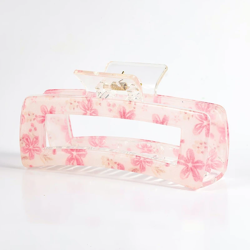 Arch14 Petal Pop Clear Claw Clip 1pc