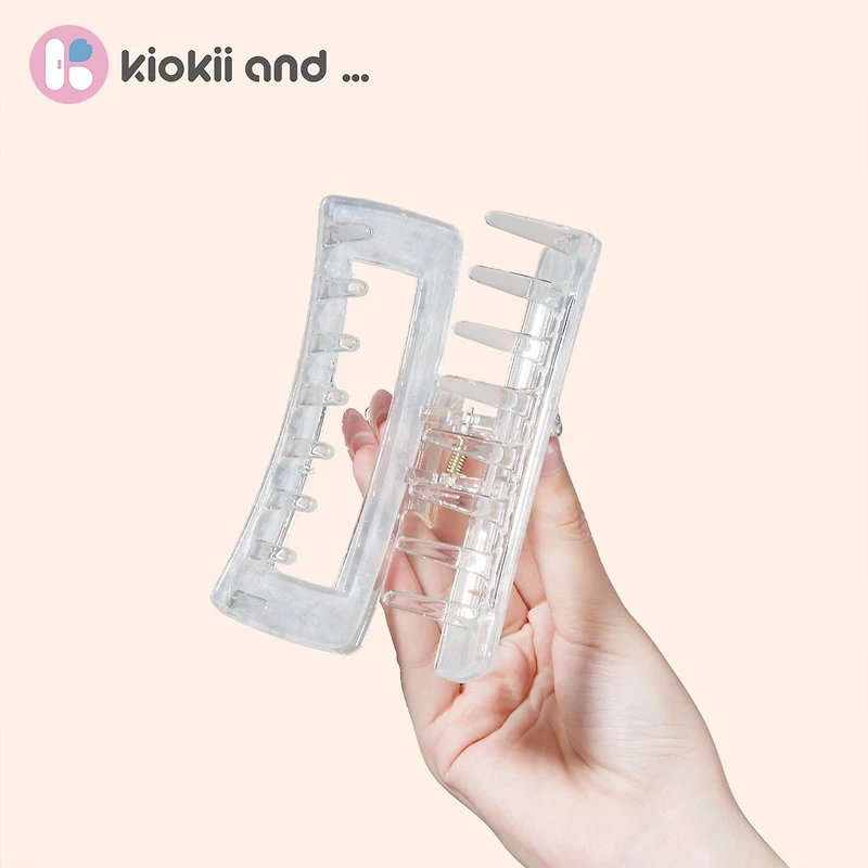 Arch14 Petal Pop Clear Claw Clip 1pc