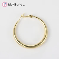 Arch14 Signature Shine Classic 18K Gold Hoop Earrings
