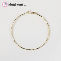 Arch14 Timeless Elegance Classic 18K Gold Hoop Earrings