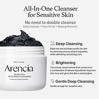 Arencia Black Tea & Yuzu Cleanser 120g