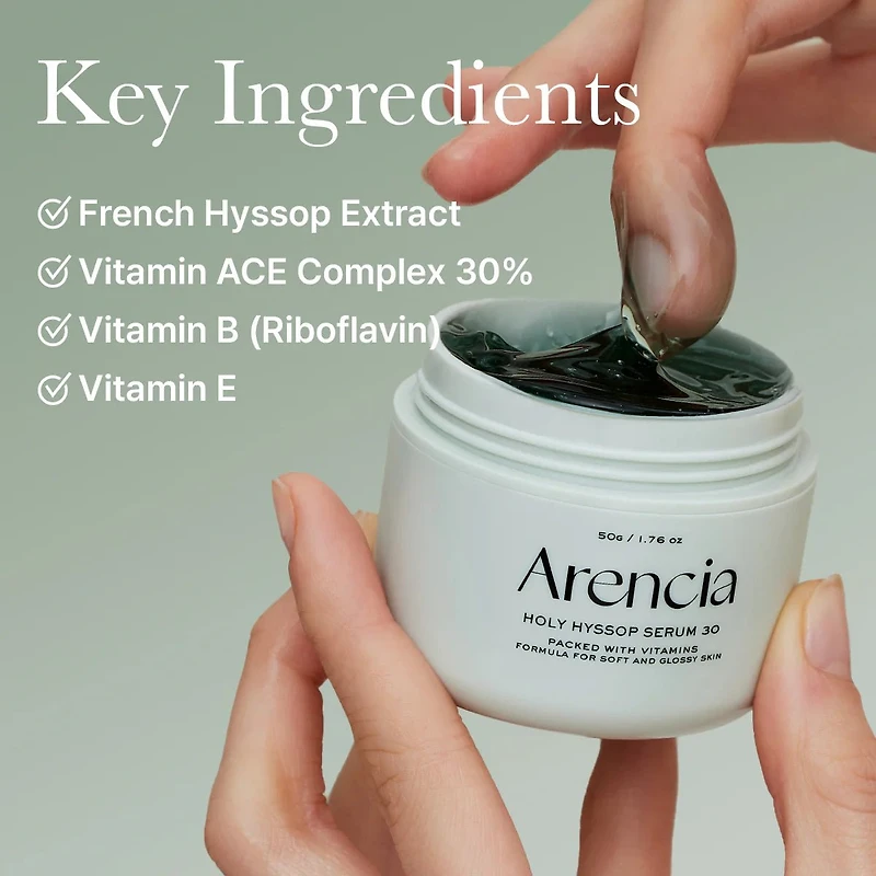Arencia Holy Hyssop Serum 30 50ml