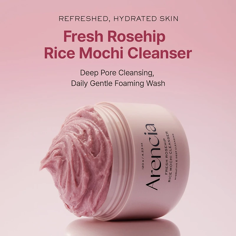 Arencia Royal Rosehip Rice Mochi Cleanser 120g