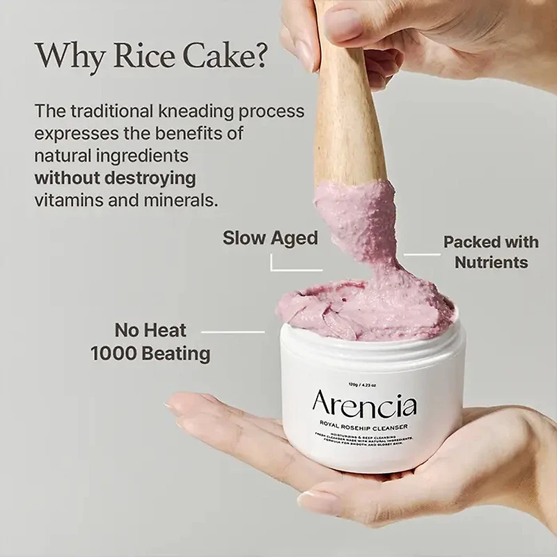 Arencia Royal Rosehip Rice Mochi Cleanser 120g