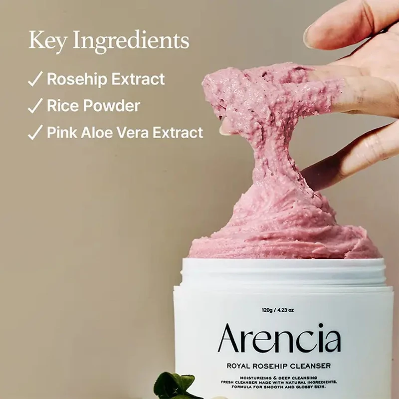 Arencia Royal Rosehip Rice Mochi Cleanser 120g