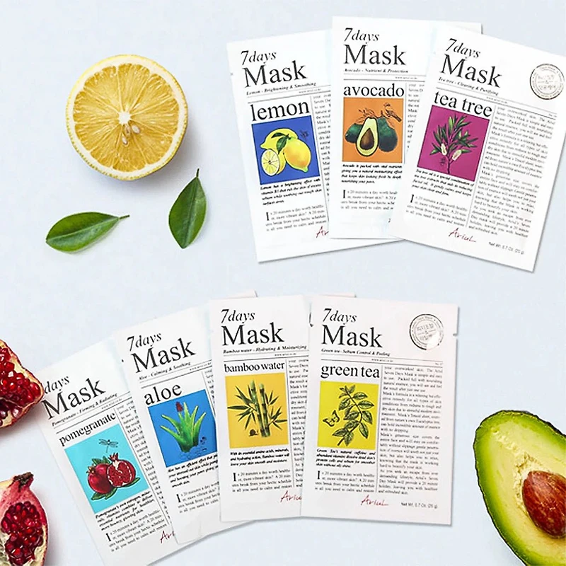 ARIUL 7days Mask Green Tea S 1pc