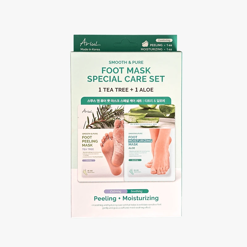 ARIUL Smooth & Pure Foot Mask Special Care Duo Set - Comforting