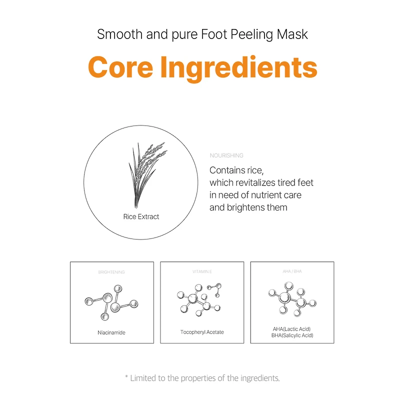 ARIUL Smooth & Pure Foot Peeling Mask Brightening 2 Pairs