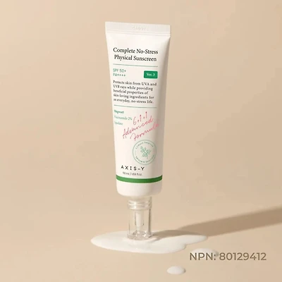 AXIS-Y Complete No-Stress Physical Sunscreen V.3 SPF 50+ PA++++ 50ml
