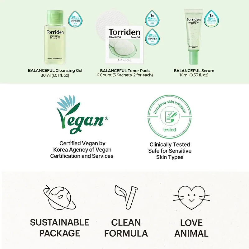 Torriden Balanceful Trial Kit (4 items)
