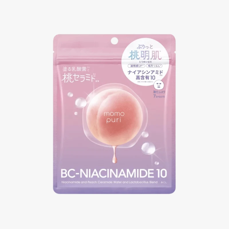 BCL Momopuri Moist Barrier Serum Mask N 7pcs