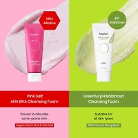 BEPLAIN Pink Salt AHA BHA Cleansing Foam 120ml