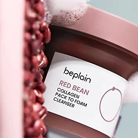 BEPLAIN Red Bean Collagen Pack To Foam Cleanser 100ml