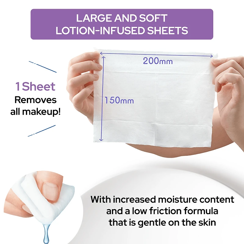BIFESTA Micellar Cleansing Sheet - Enrich 46pcs