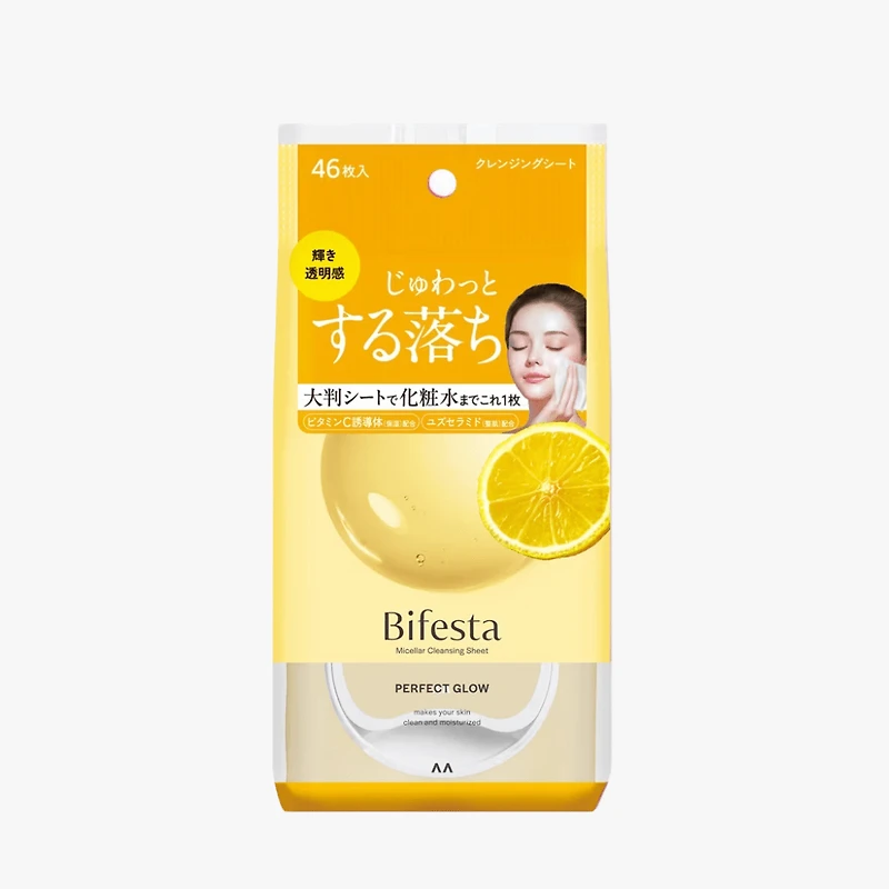 BIFESTA Micellar Cleansing Sheet Perfect Glow 46pcs