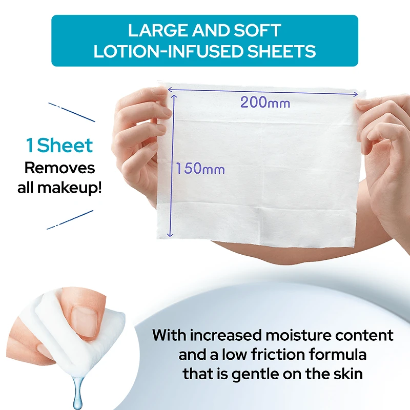 Bifesta Micellar Cleansing Sheet Sebum 46pcs