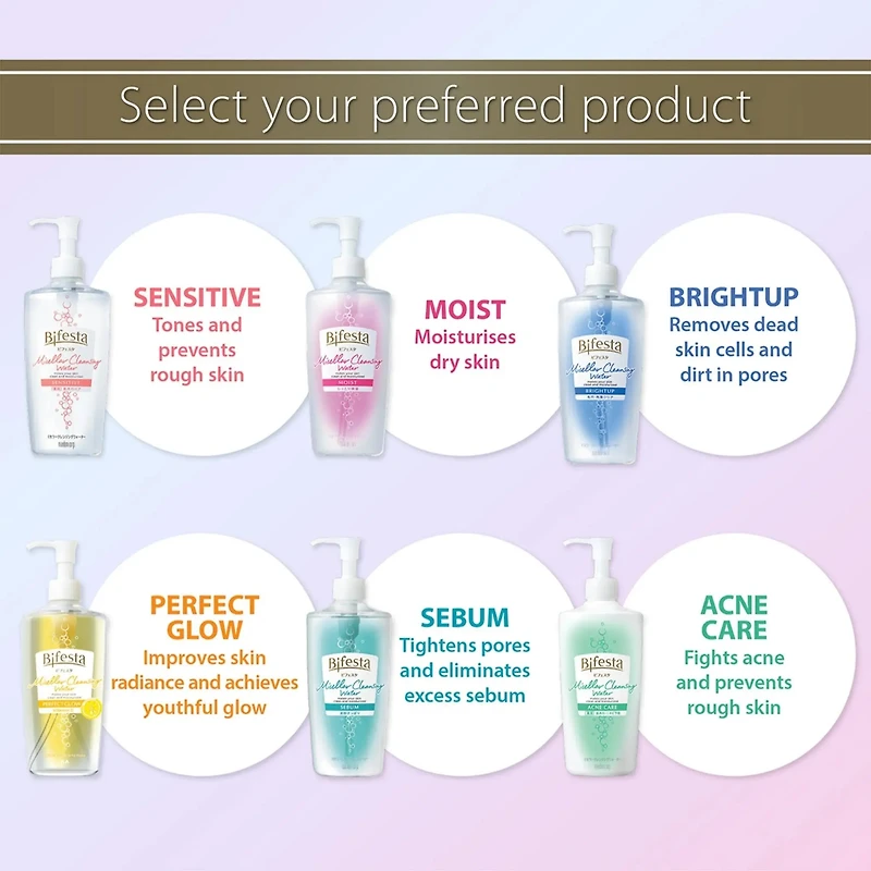 BIFESTA Micellar Cleansing Water Moist 400ml