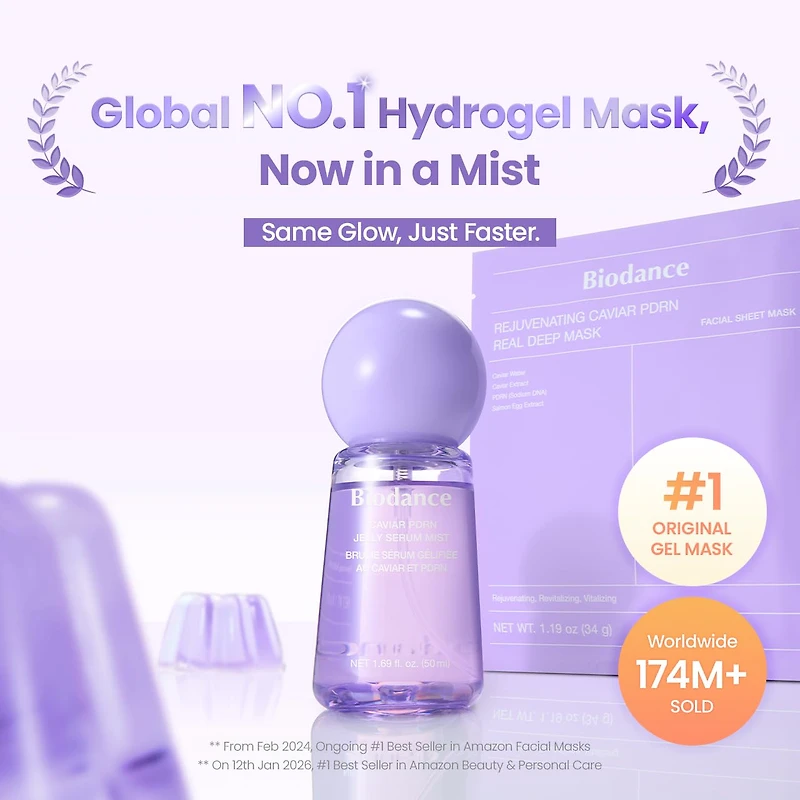 Biodance Caviar PDRN Jelly Serum Mist 50ml