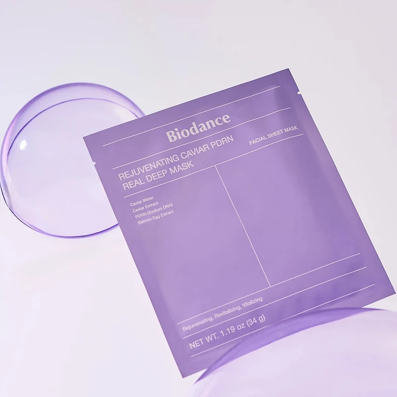 Biodance Rejuvenating Caviar PDRN Real Deep Mask 1 Box (4pcs)