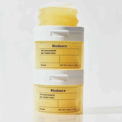 Biodance Vita Niacinamide Gel Toner Pads 60pcs
