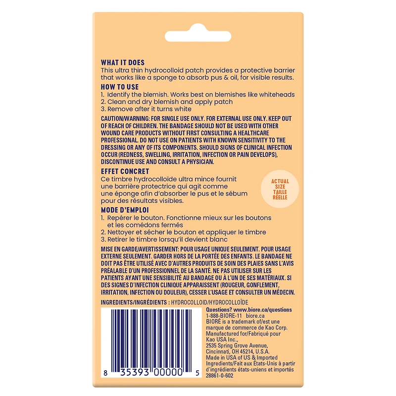 Bioré Day or Night Blemish Patches 30pcs