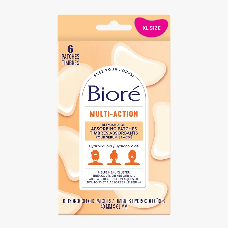 Bioré Multi Action Blemish & Oil Absorbing Patches 6pcs