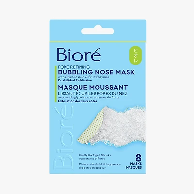 Bioré Pore Refining Bubbling Nose Mask 8pcs