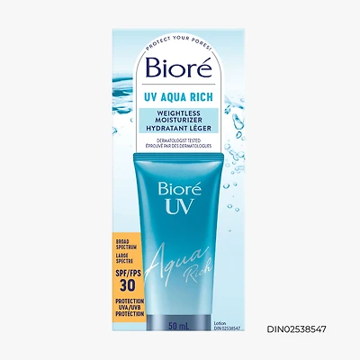 Bioré SPF 30 UV Aqua Rich Weightless Moisturizer 50ml